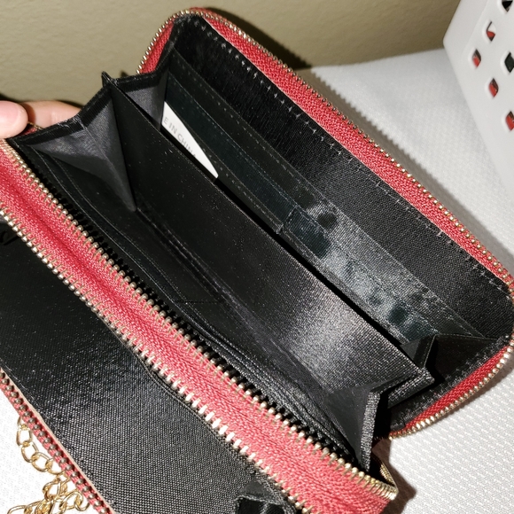 Perfect Image Red Wallet Purse with string - Picture 5 of 5